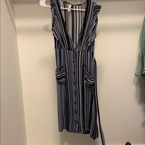 Black and blue Target dress.